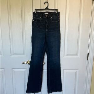Good American Dark Blue Flare Jeans